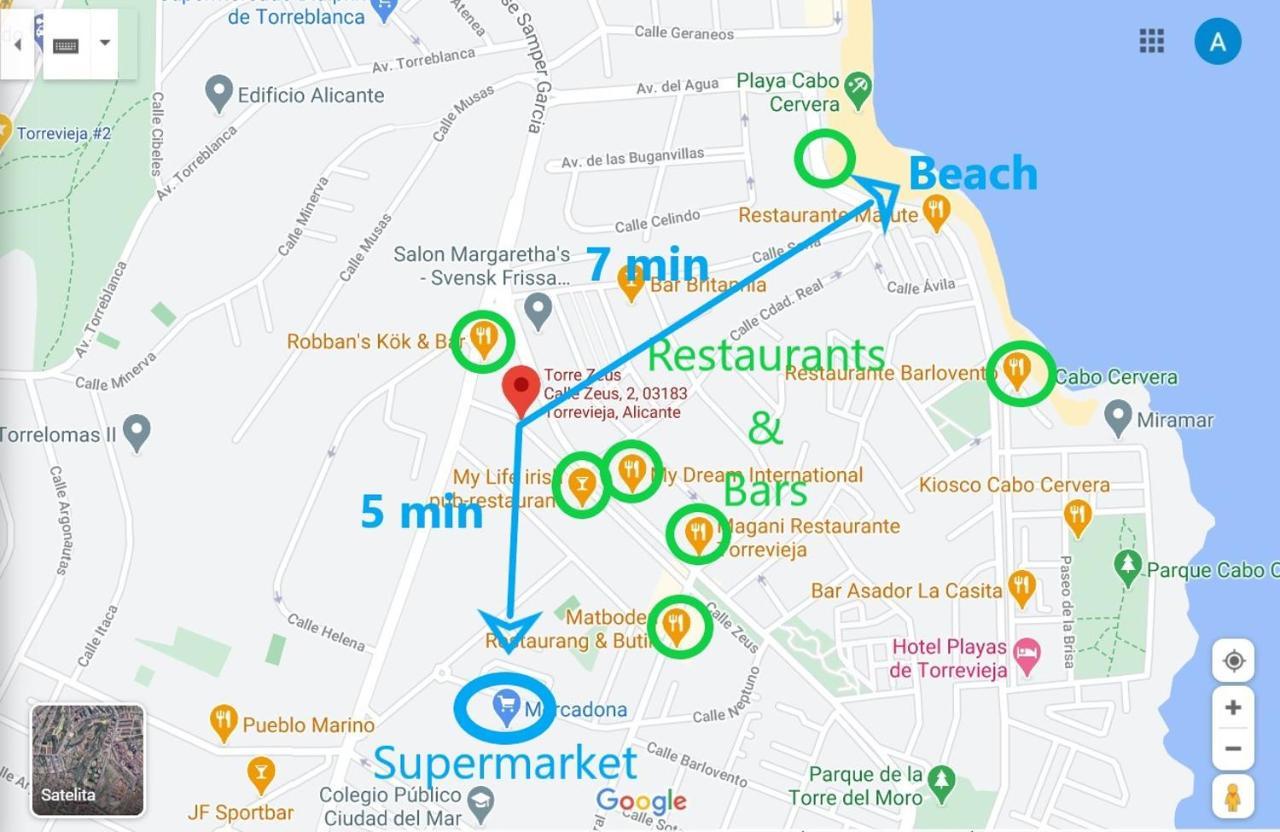 Apartamento Torre Zeus, La Mata, Torrevieja Bagian luar foto